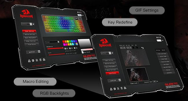 Redragon K719 PRO Wireless Gasket Gaming Hype Screen & Knob, 95 Keys