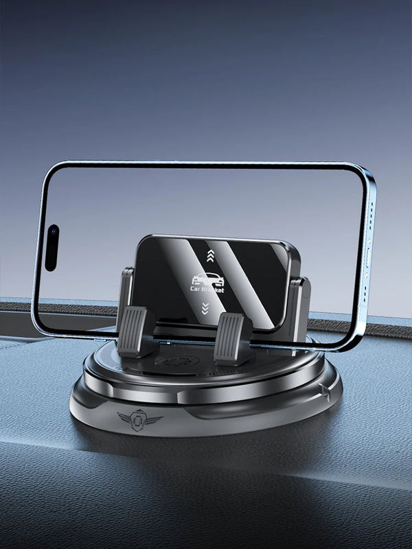 Lcars Car Dashboard Phone Holder, 360-Degree Rotatable, Multifunctional Phone Holder with Parking Number Plate, Special Support Stand for Car Navigation, Adhesive Base
