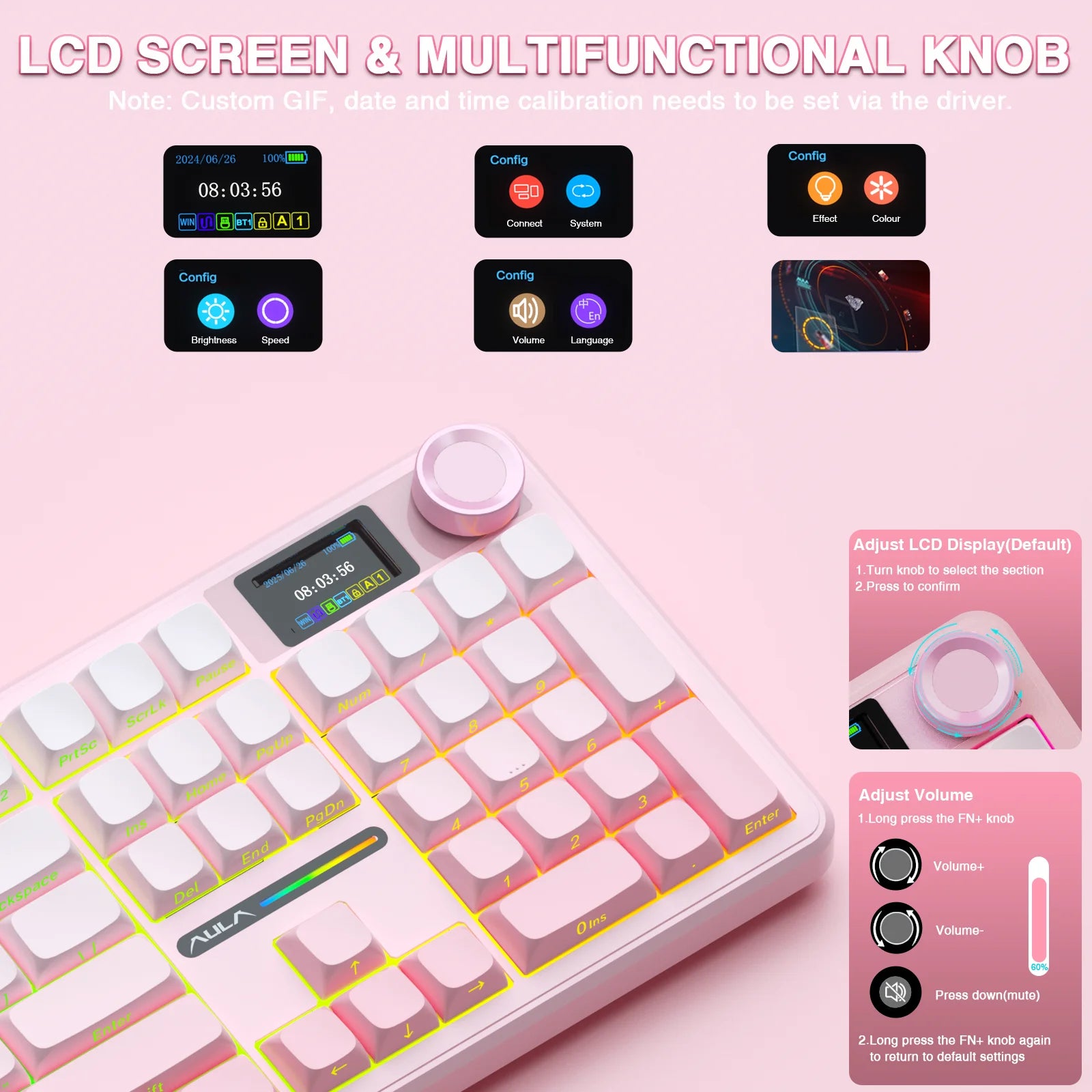 Wireless Bluetooth Keyboard Macro Gaming keyboard Gasket Keyboard