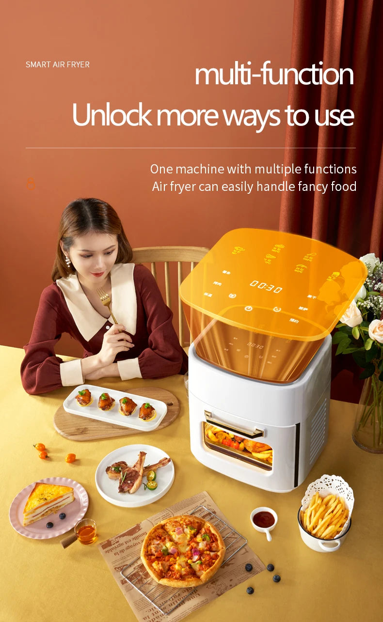 Hot Selling 15L Large Capacity Oil Free Electric Air Fryer Multifunction Digital Air Fryer Oven Without Oil Air Deep