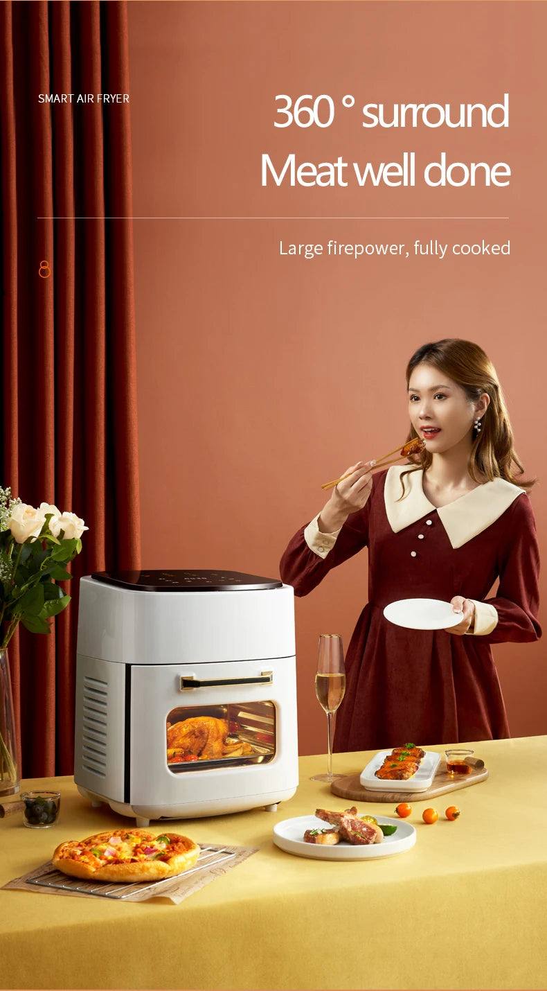 Hot Selling 15L Large Capacity Oil Free Electric Air Fryer Multifunction Digital Air Fryer Oven Without Oil Air Deep