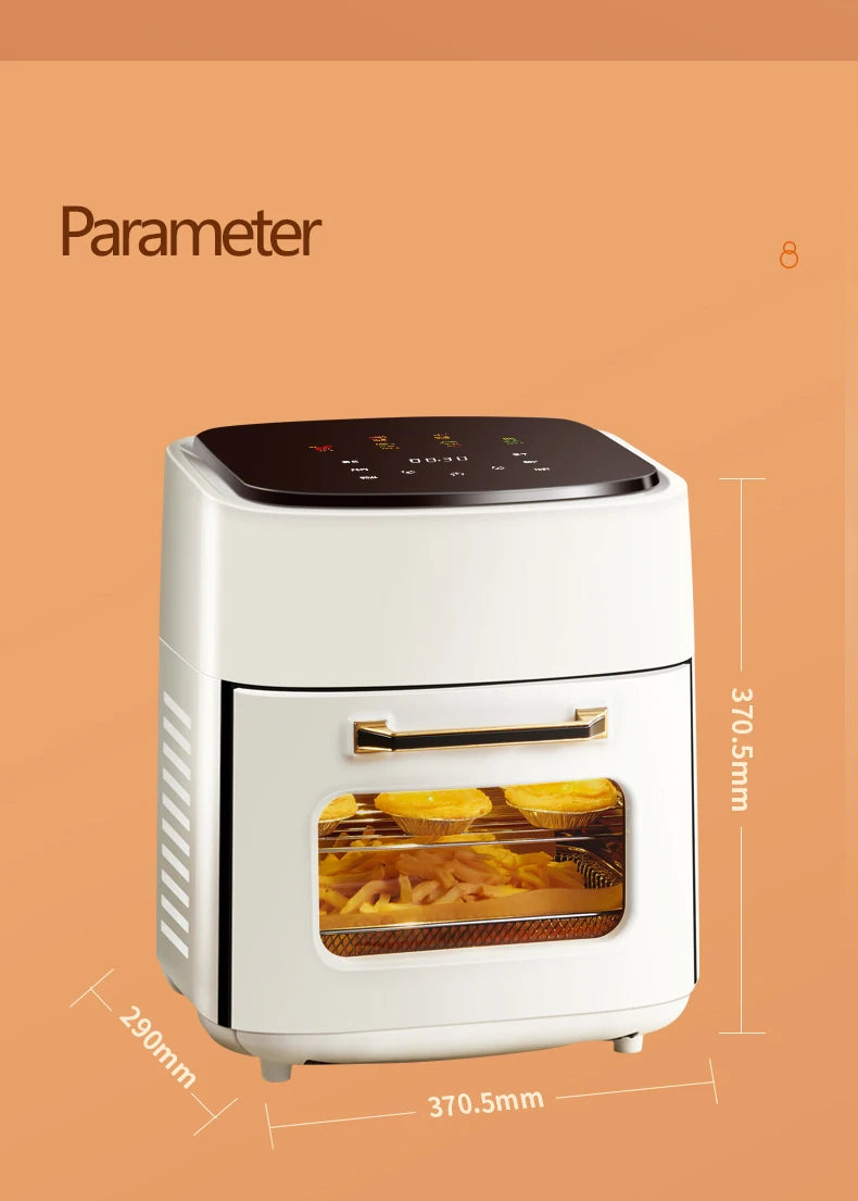 Hot Selling 15L Large Capacity Oil Free Electric Air Fryer Multifunction Digital Air Fryer Oven Without Oil Air Deep