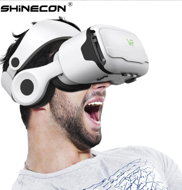 VR Glasses Virtual Reality 3D Headset Helmet For Android iPhone Smartphone Mobile Phone Game Wirth Real Goggles Devices Lenses