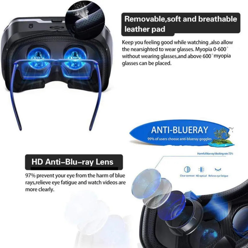 3D Glasses VR Shinecon Viar Helmet Virtual Reality Headset For iPhone Android Smartphone Smart Phone Goggles Casque Binoculars