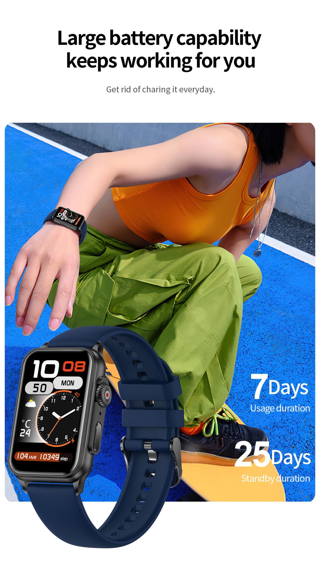 H23 Smart Watch Women 1.57 Inch HD Screen Zinc Alloy Shell Mirror Glass 200+Wallpaper Bluetooth Calls Sports Fashion Smartband