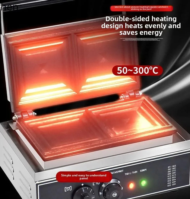 HXL Sandwich Machine Desktop Burst Toast Bread Pocket Square Bag Edge Sandwich Machine