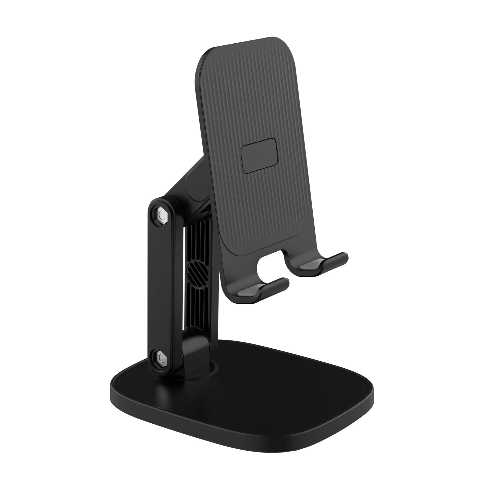 Aluminum Alloy Foldable Desktop Phone Stand with 360° Rotating Metal Base