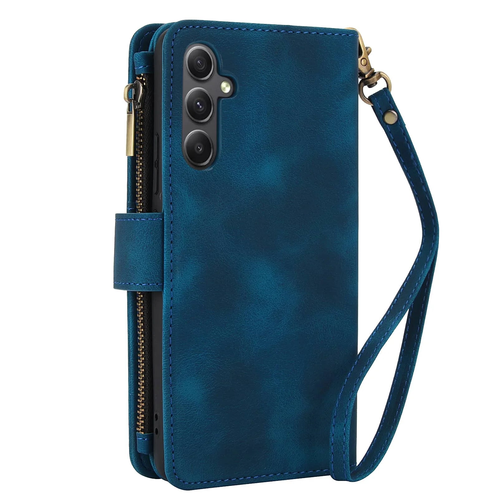 for Samsung Galaxy Case Wallet, Durable Leather Magnetic Buckle Flip Card Holder