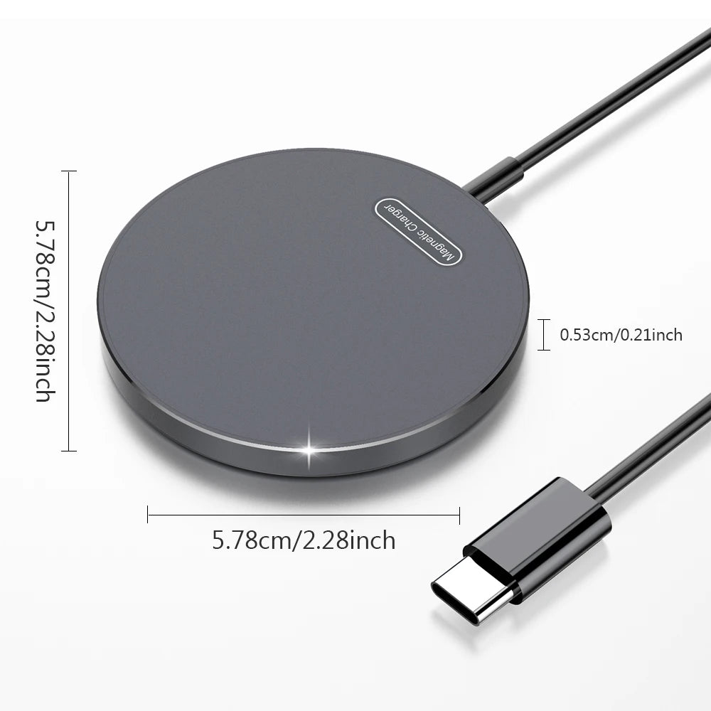 Magnetic Wireless Charger For Induction Fast Wireless Charging Pad For AirPods