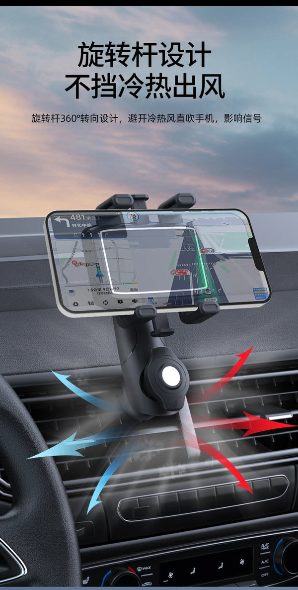 Gravity Phone Holder Car Air Vent Clip Mount Cellphone Stand 360-Degree Rotation Air Vent Mobile Phone Bracket Support