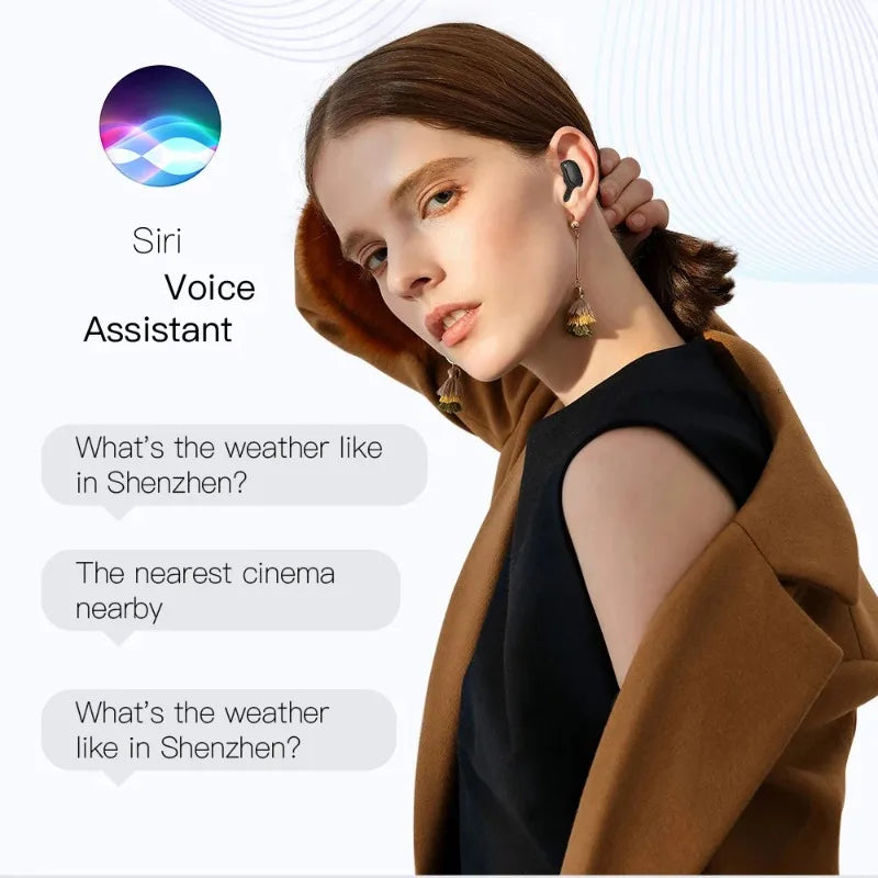 E6S TWS Wireless Headphones Sports Waterproof Bluetooth 5.0 Earphone