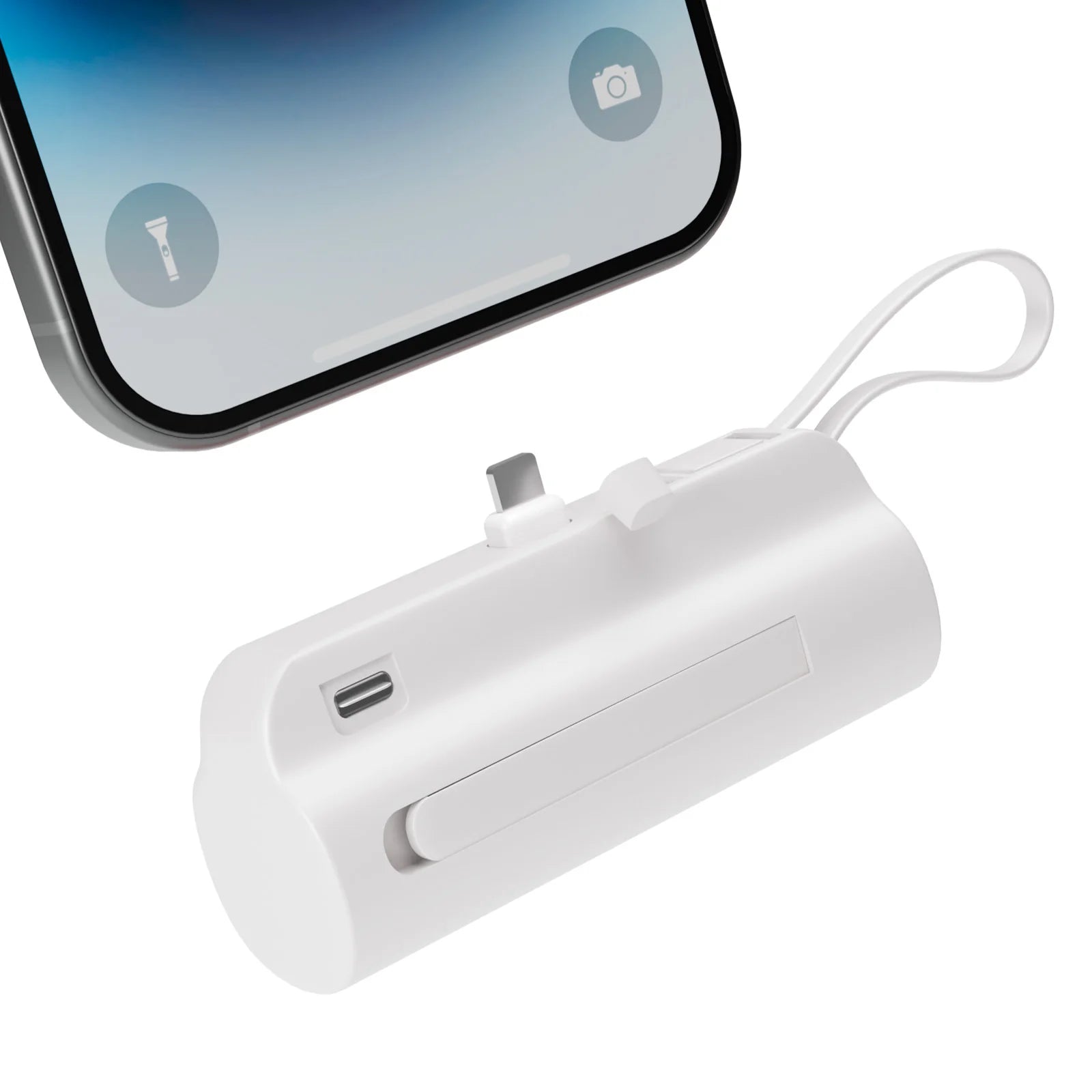 Mini Power Bank Portable 4500mAh Power Phone Charger Capsule Dual USB