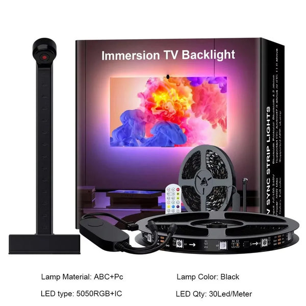 Led Backlight RGBIC LED Strip Light with Color Picking Sensor App Control Light
