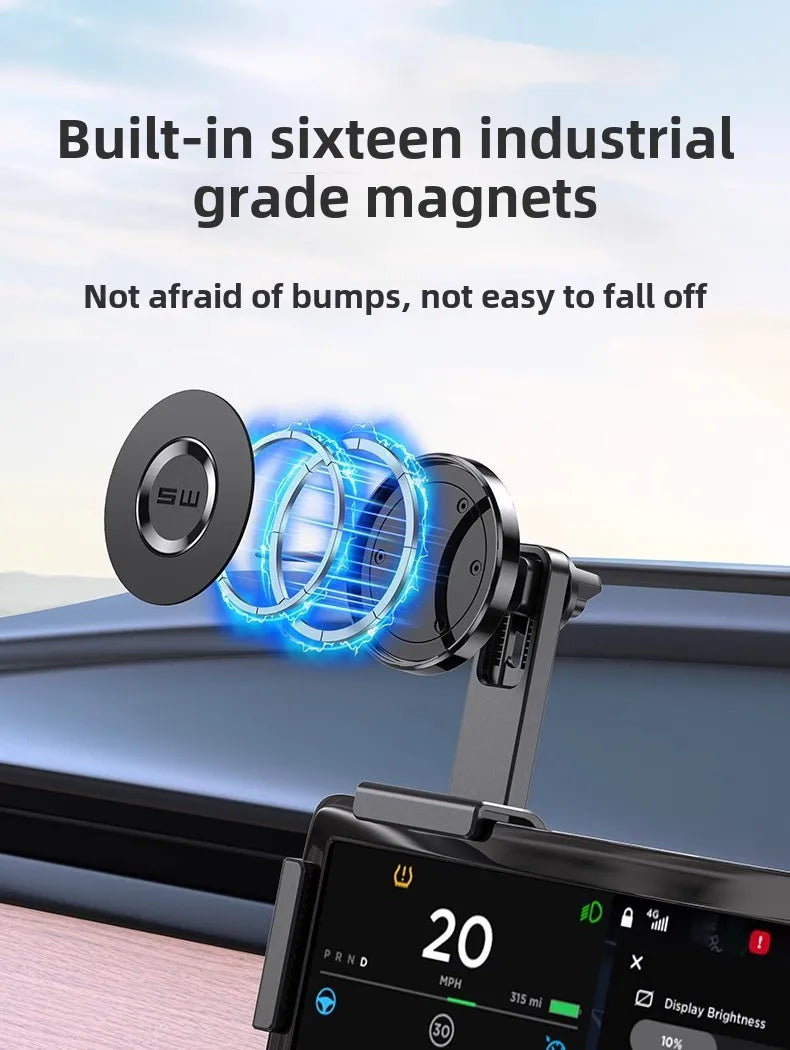 Magnetic Car Phone Holder for Tesla Model 3/Y/X/S Car Display Screen Side