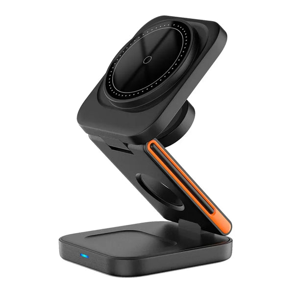 3 in 1 Foldable Charging Station Fast Magnetic Wireless Charger Stand