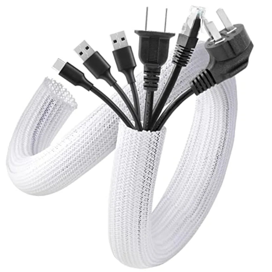 Cable Management, Desk Cord Cover Organizer Wire Hider for Computer TV Wire