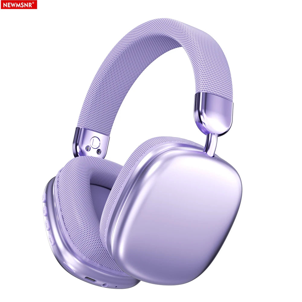 Original 9D Surround Sound Headsets Metal Wireless Bluetooth Headphones