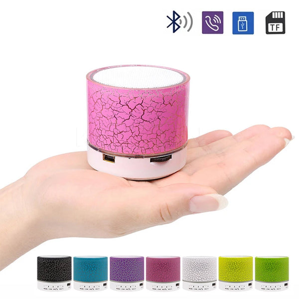 Mini Universal Portable Bluetooth Speaker Wireless Sound Box Speakers Colorful LED