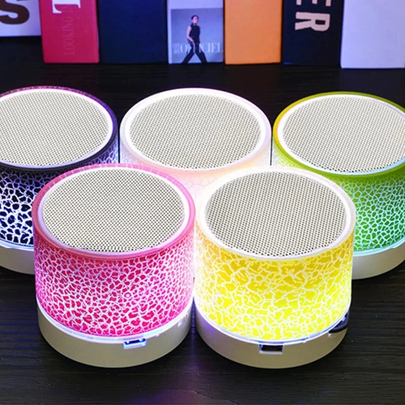 Mini Universal Portable Bluetooth Speaker Wireless Sound Box Speakers Colorful LED