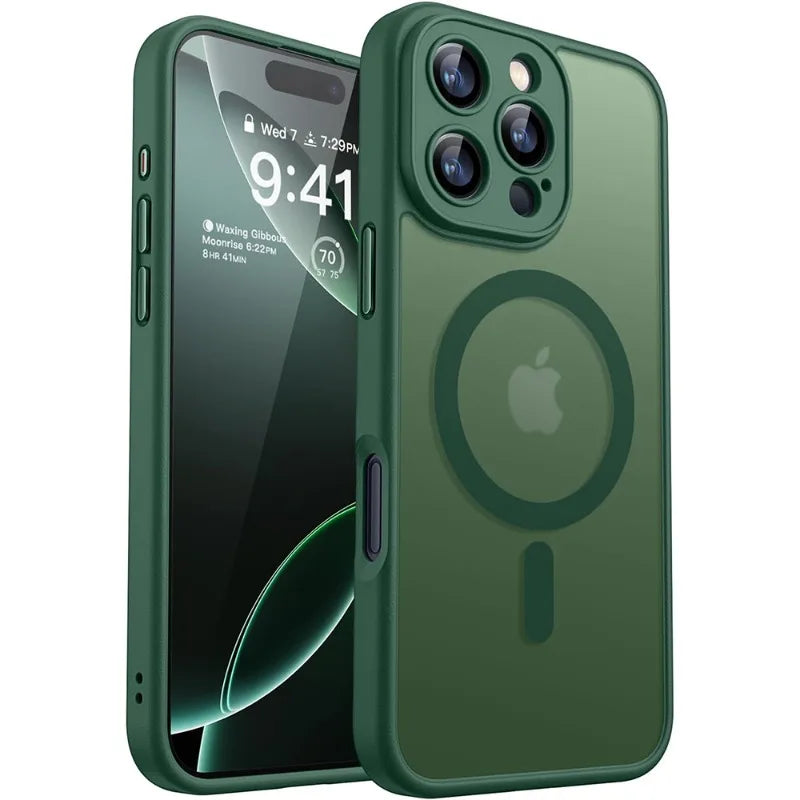 Luxury Frosted Phone Case For Pro Max Plus 17 Air 16e For Magsafe Cover