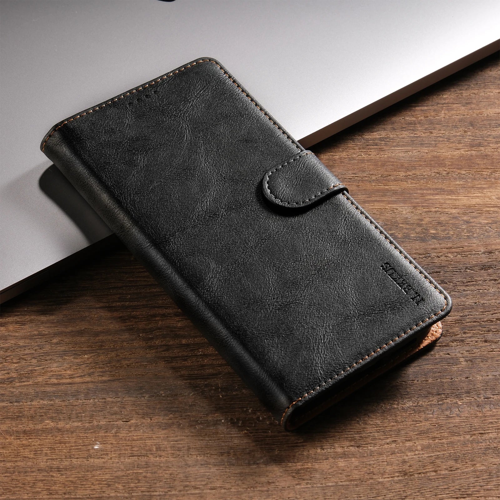 Business Leather Phone Case For Samsung Galaxy Note20 Flip Card Wallet