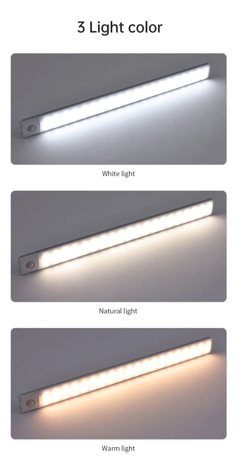 Cabinet Led Light Sensor Movement Rechargeable Wireless Led Lamp Night