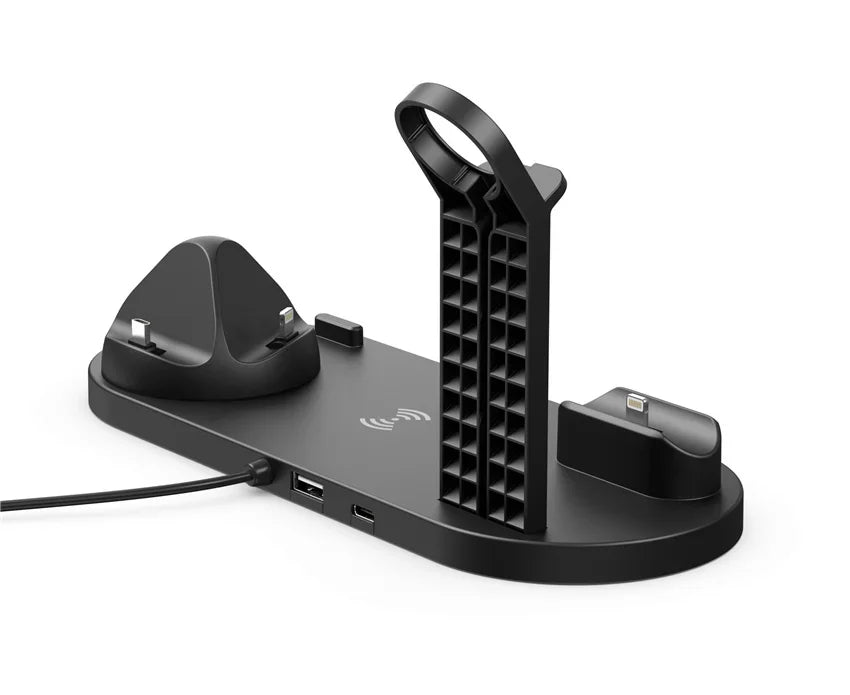7 in 1 Wireless Charger Stand Pad For iPhone 17-12 Pro Max Apple Watch Airpods Pro iWatch 8 7 Fast Charging Dock Station