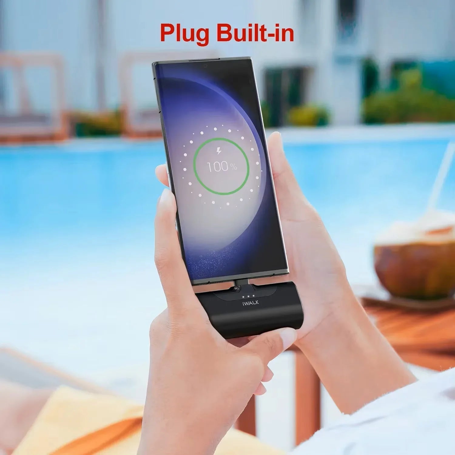 Power bank: Fast - charge for iPhone 15/16, Samsung Android. Portable