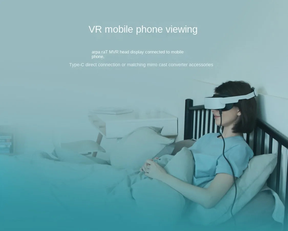Arpara 5K VR Glasses 3D Large Screen Watching Movies Suit Smart Phone And Computer VR Helmet Lite Version Retina Viewing Steam