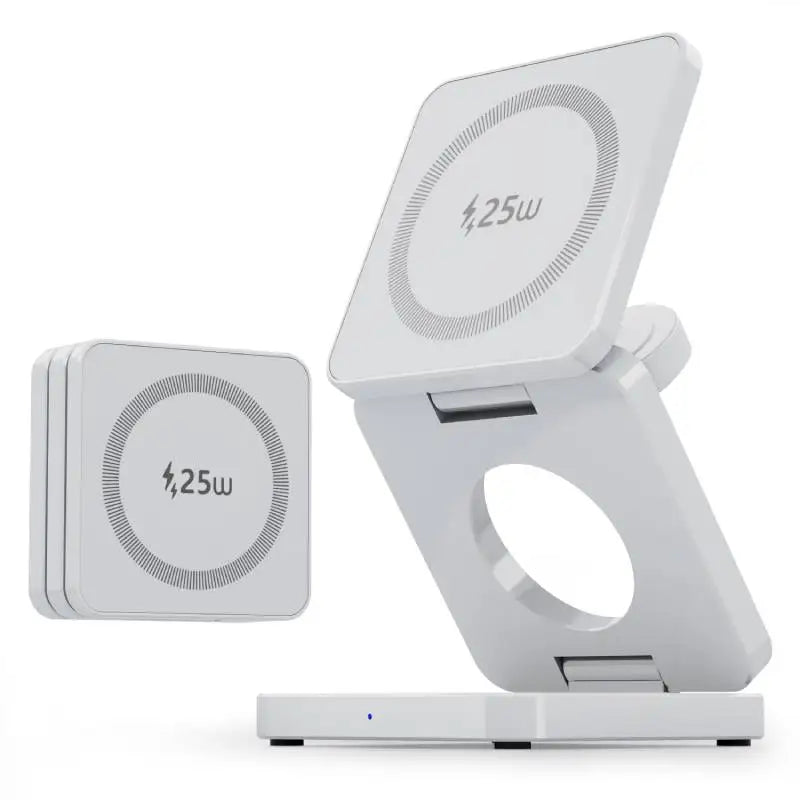 Folding Wireless Charger For iPhone HUAWEI Portable Magnetic Wireless Phone
