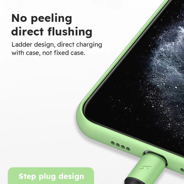 3 In 1  Silica gel USB Cable  Fast Charging Data Multi Port Multiple Charging Wire