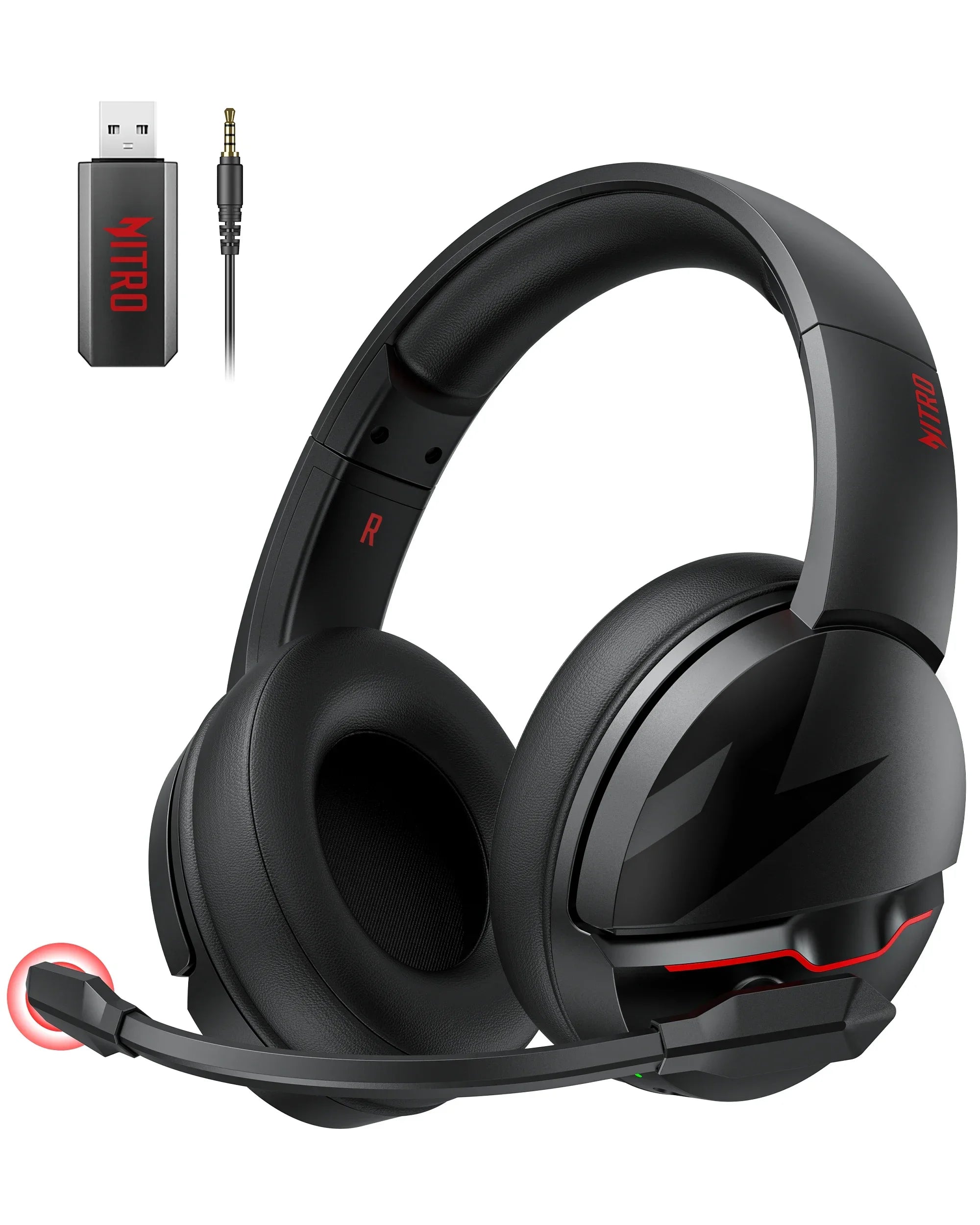 Acer Wireless Gaming Headset 2.4GHz Headset for Bluetooth 5.3 Gaming Mic