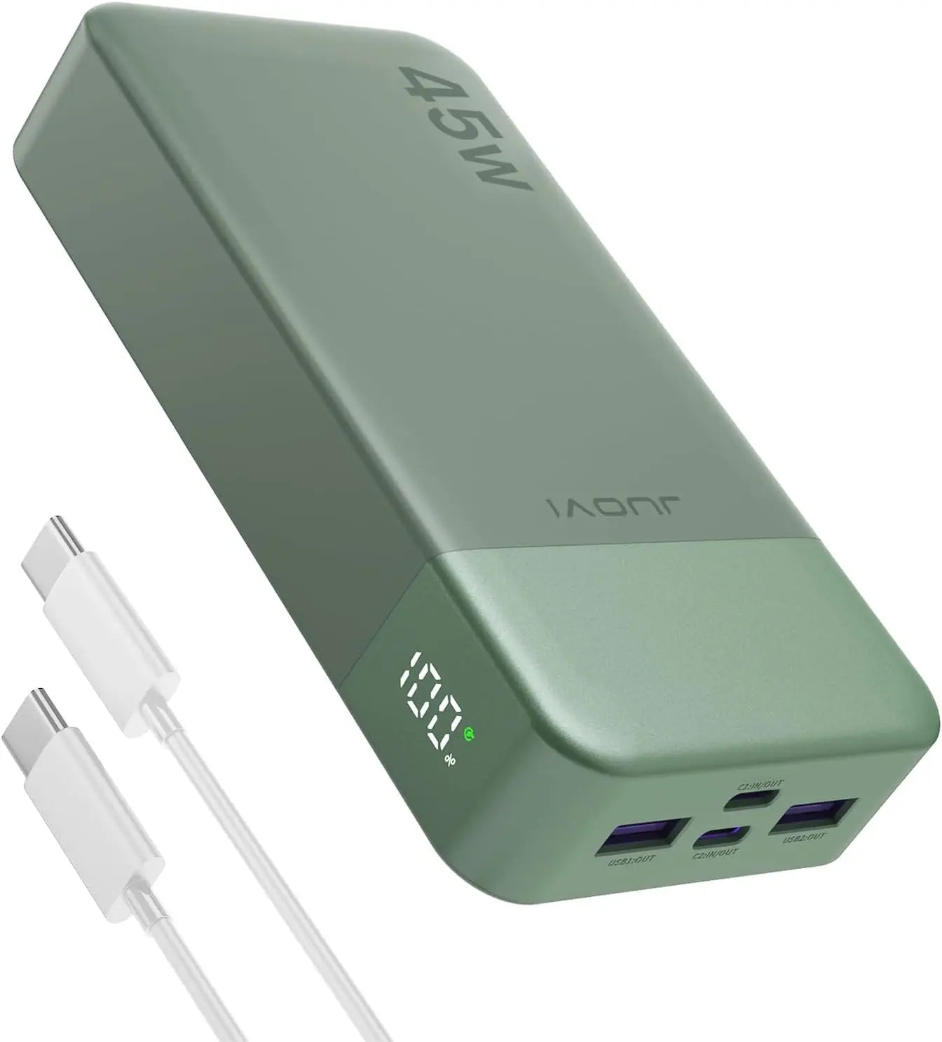 20000mAh Power Bank JUOVI J2621 Portable Fast Charging Battery Pack