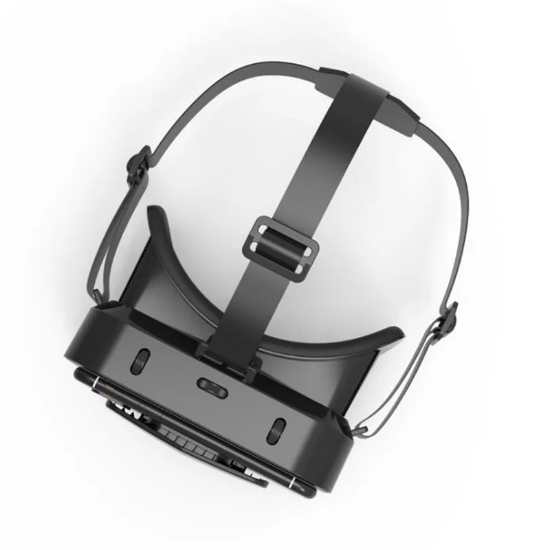 VR Glasses 3D Virtual Reality Box G10 IMAX Giant Screen Google Cardboard Helmet for 4.7-7inch Smartphone Matching Joystick