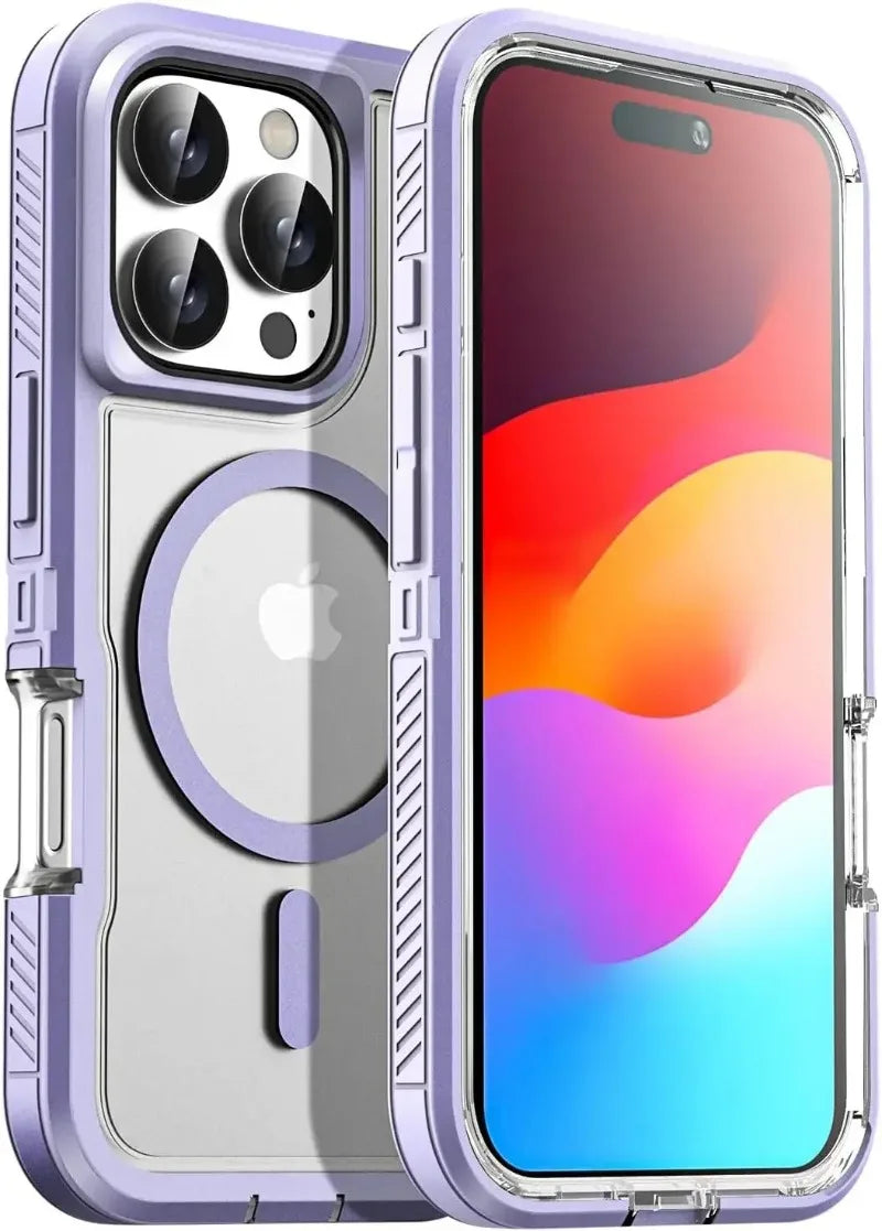 Luxury Ott Magnetic Armor Cases for IPhone Max Box Shockproof Charging
