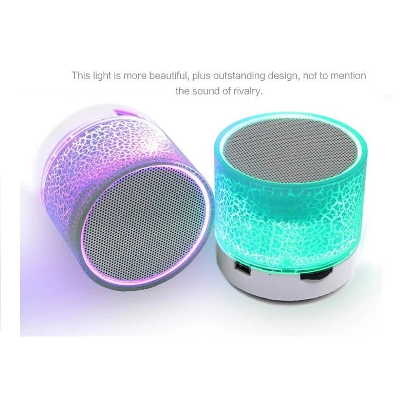Mini Universal Portable Bluetooth Speaker Wireless Sound Box Speakers Colorful LED