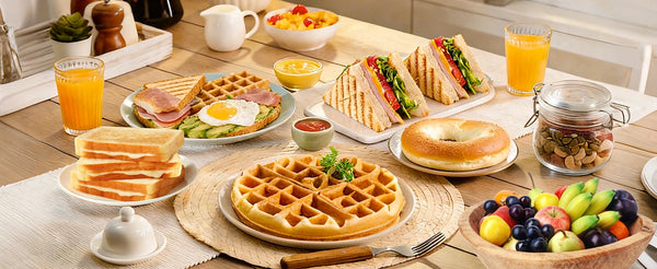 TomaChef  compact electric toaster 700W, with 7 heating Settings and a detachable breadcrumb tray, is perfect for toasting bread, bagels and waffles