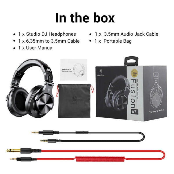 Oneodio A71 Wired Over Ear HiFi Headphones For Gaming