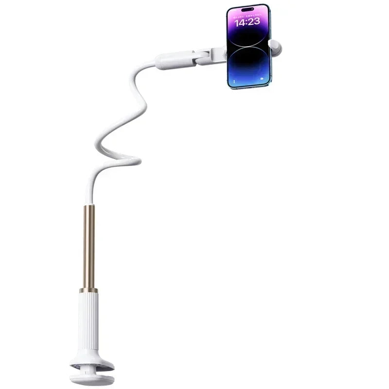 Eary Gooseneck Phone Holder for Bed Cell Phone Mount Clamp Clip Flexible Device