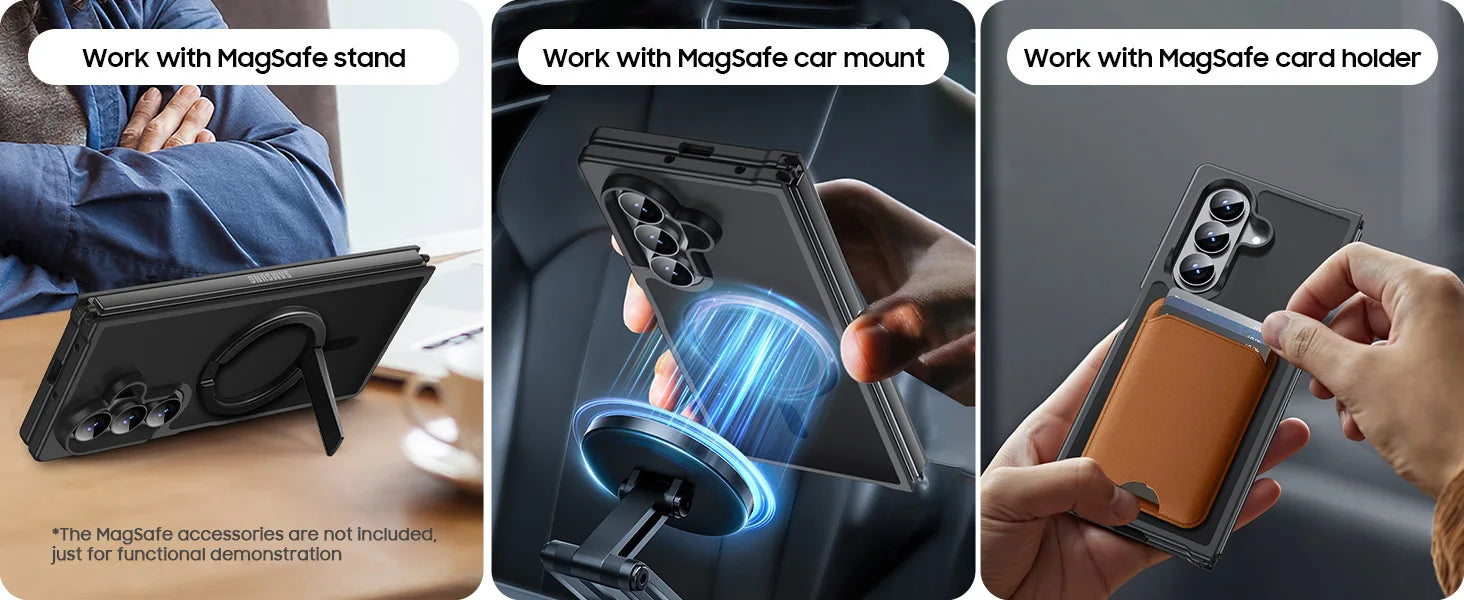 Fashion Magnetic Case For Samsung Galaxy Z Fold Ultra For MagSafe