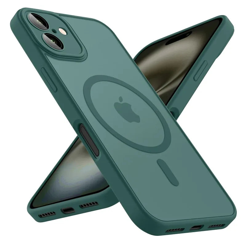 Luxury Frosted Phone Case For Pro Max Plus 17 Air 16e For Magsafe Cover