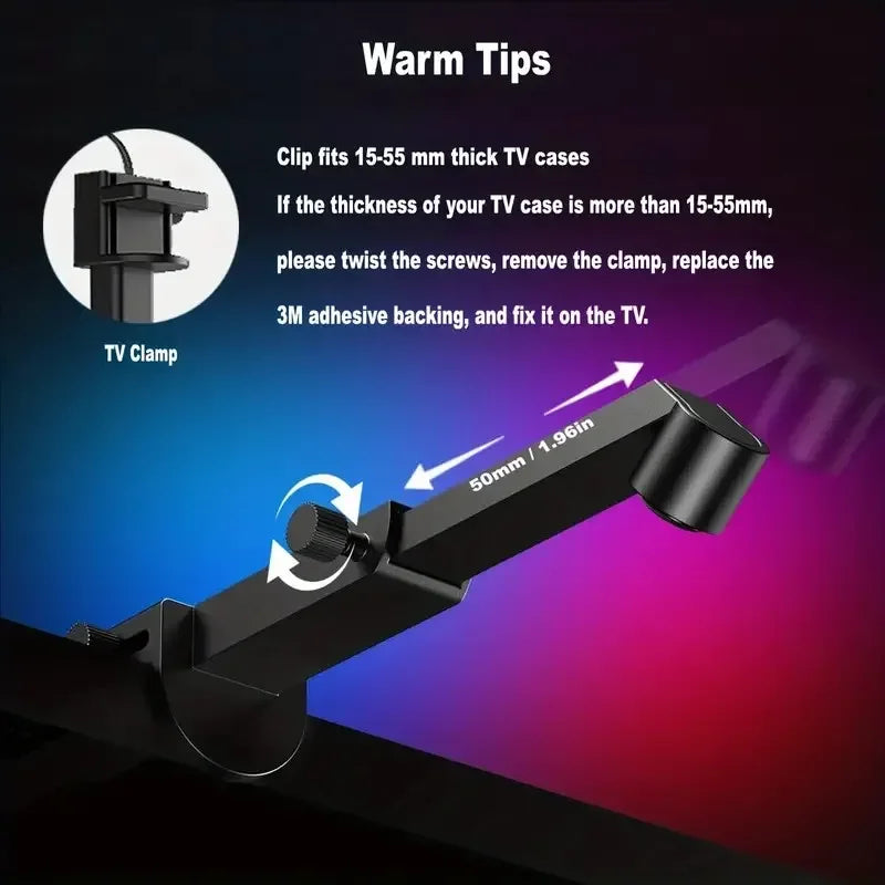 Led Backlight RGBIC LED Strip Light with Color Picking Sensor App Control Light