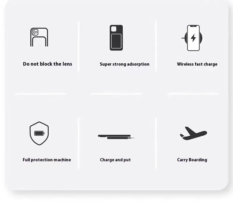 Magnetic Wireless Power Bank Fast Charging Portable External Battery