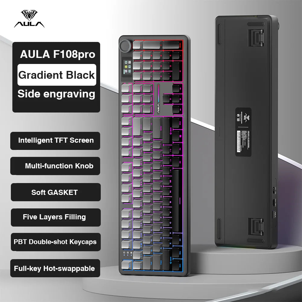 Wireless Bluetooth Keyboard Macro Gaming keyboard Gasket Keyboard