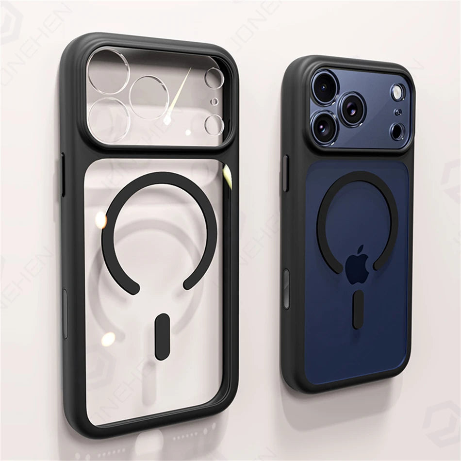 Magnetic Business Simplicity Shockproof Orange Bumper Camera Button Case