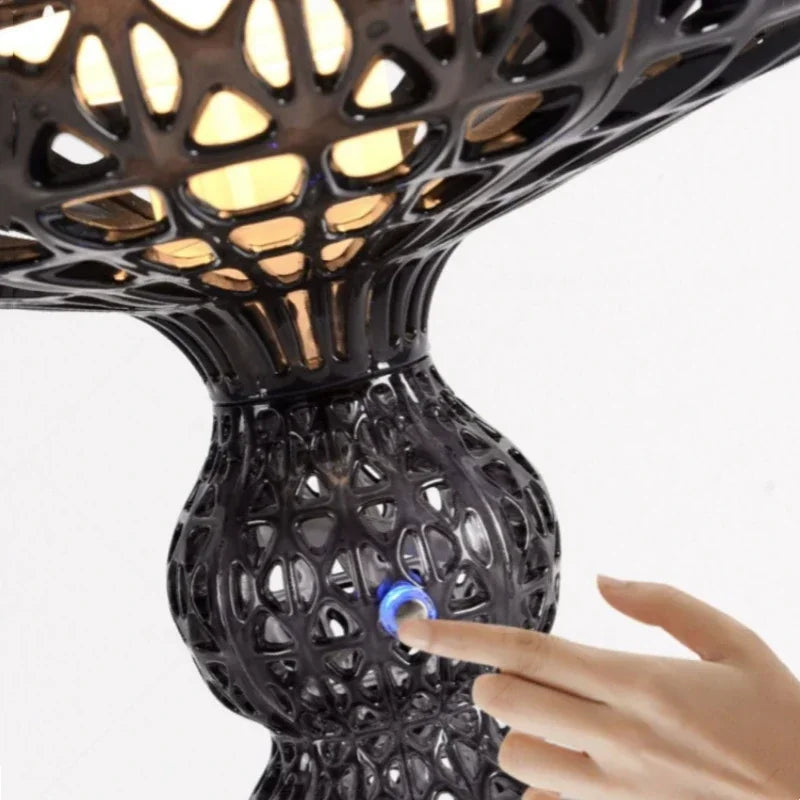 Italian Designer Hollow Goblet Acrylic Floor Lamp for Exhibition Hall Living Room