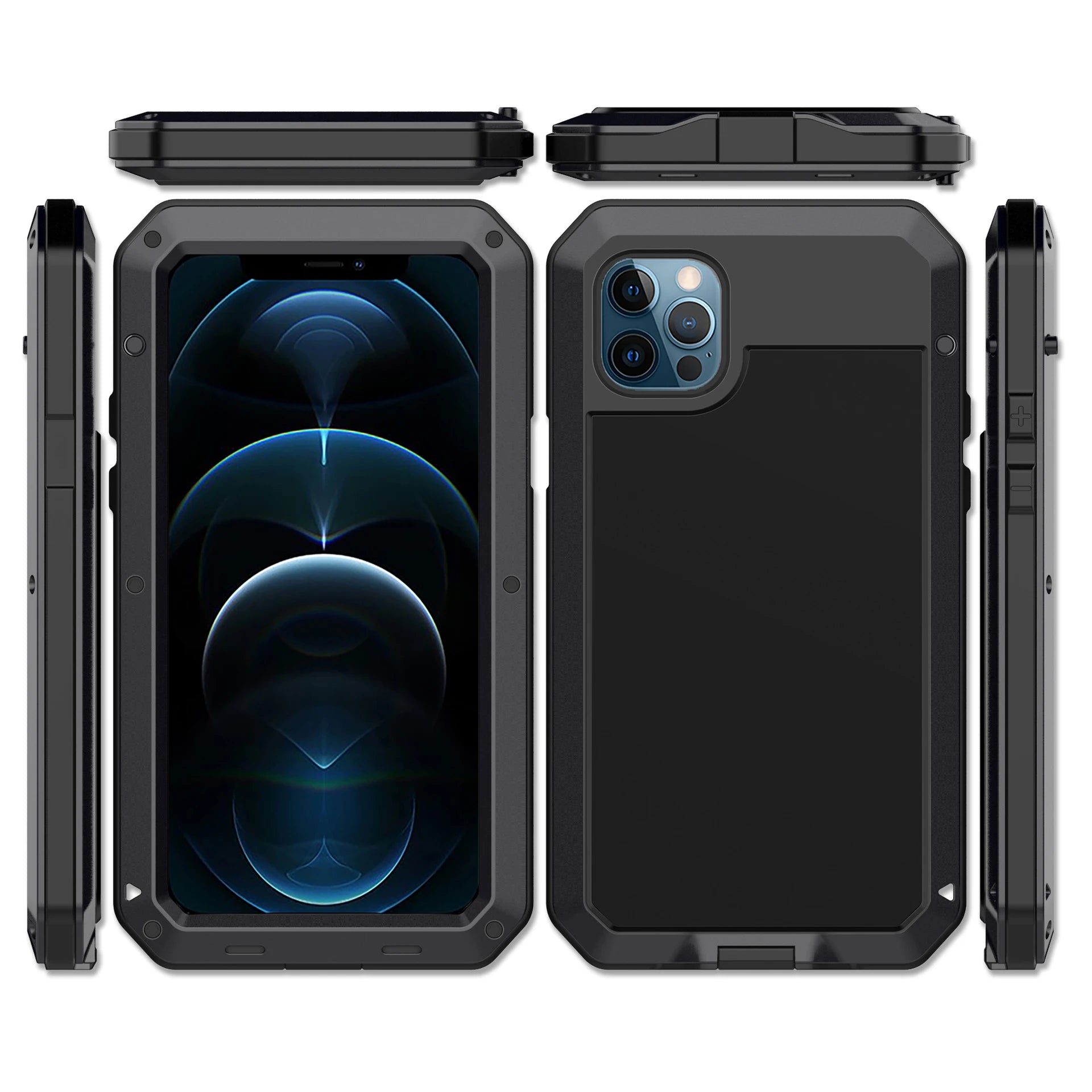 Heavy Duty Protection Armor Metal Aluminum Case for iPhone Cover
