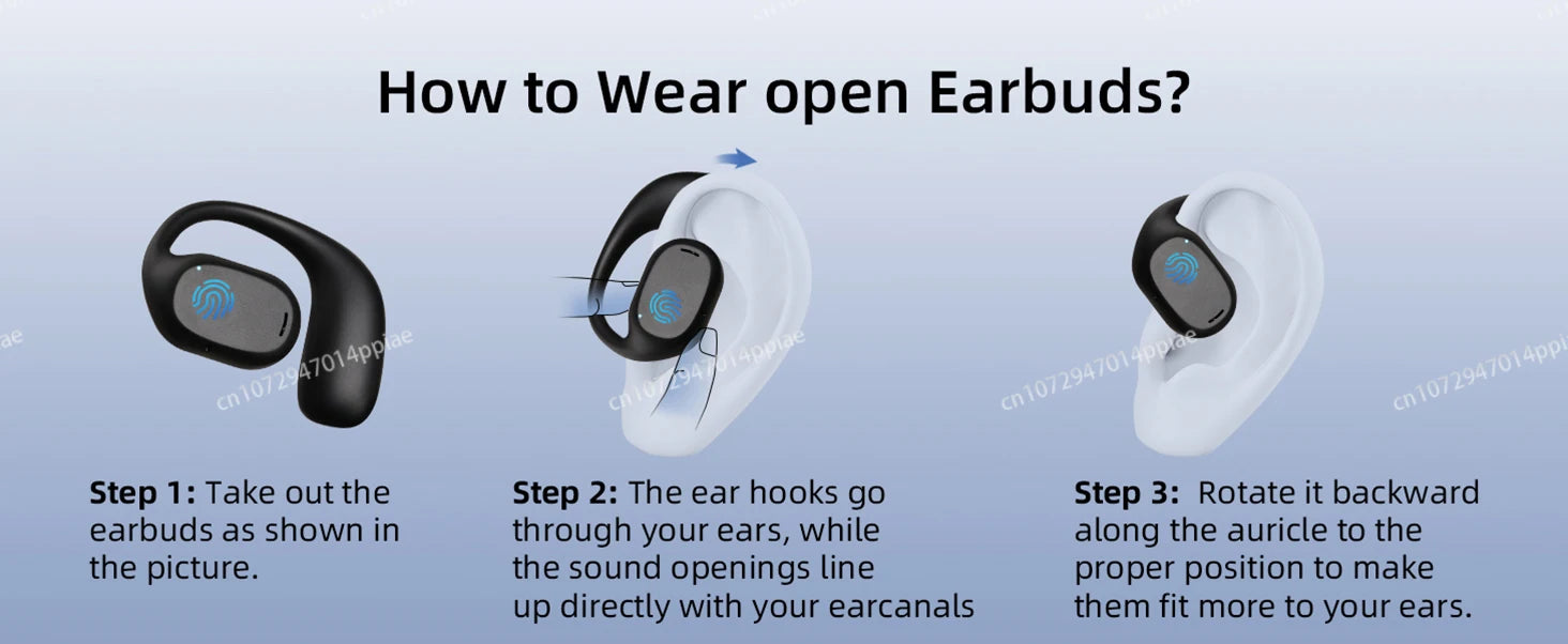 Portable Bone Conduction Earphones Bluetooth Stereo Noise Reduction Headset