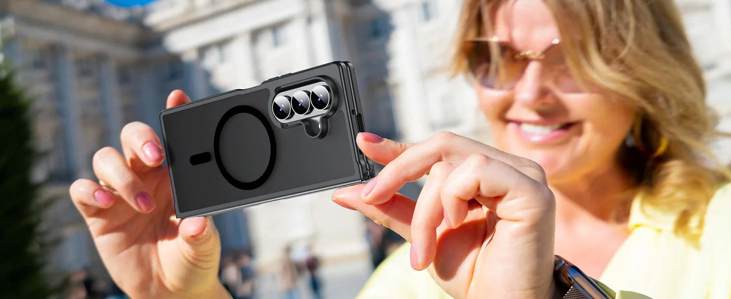 Fashion Magnetic Case For Samsung Galaxy Z Fold Ultra For MagSafe