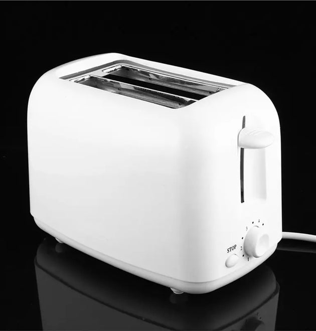 [NEW!N92R】 Slim 2-Slice Toaster,Long Slot, 6 Shade Settings, Fits Sourdough, Anti-Jam Technology- 650W EU 220V Power EU Plug